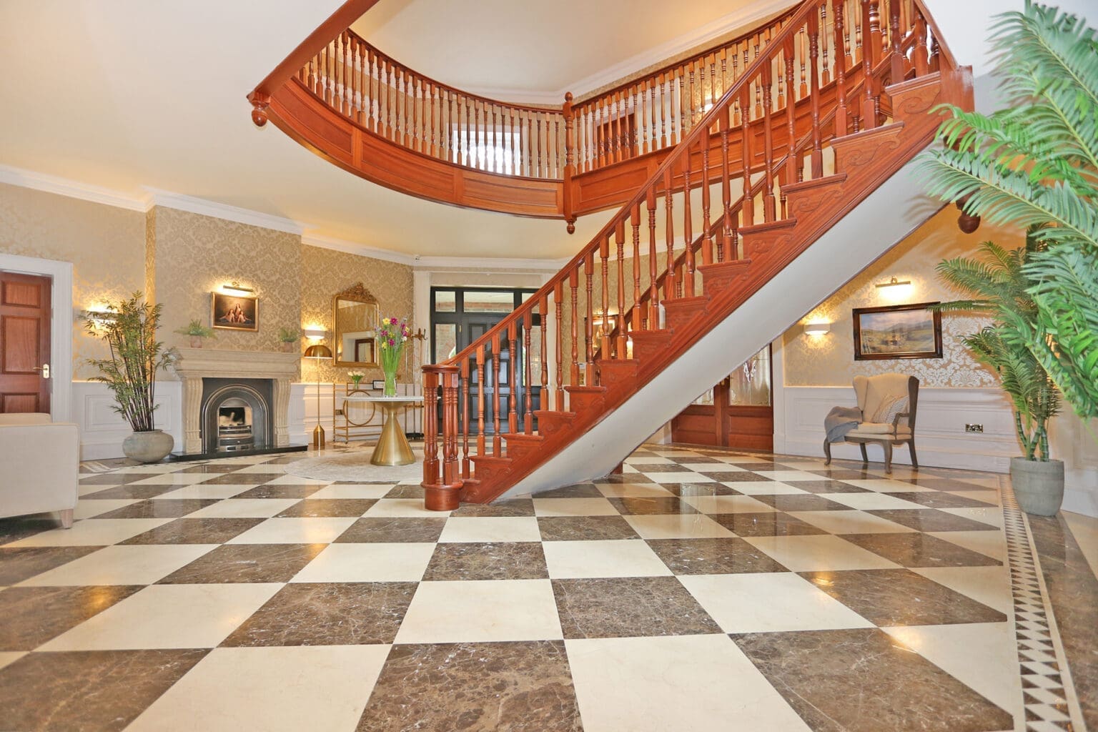 Luxury house interior at Sallymount House