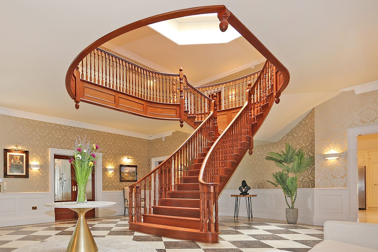 Luxury house interior at Sallymount House