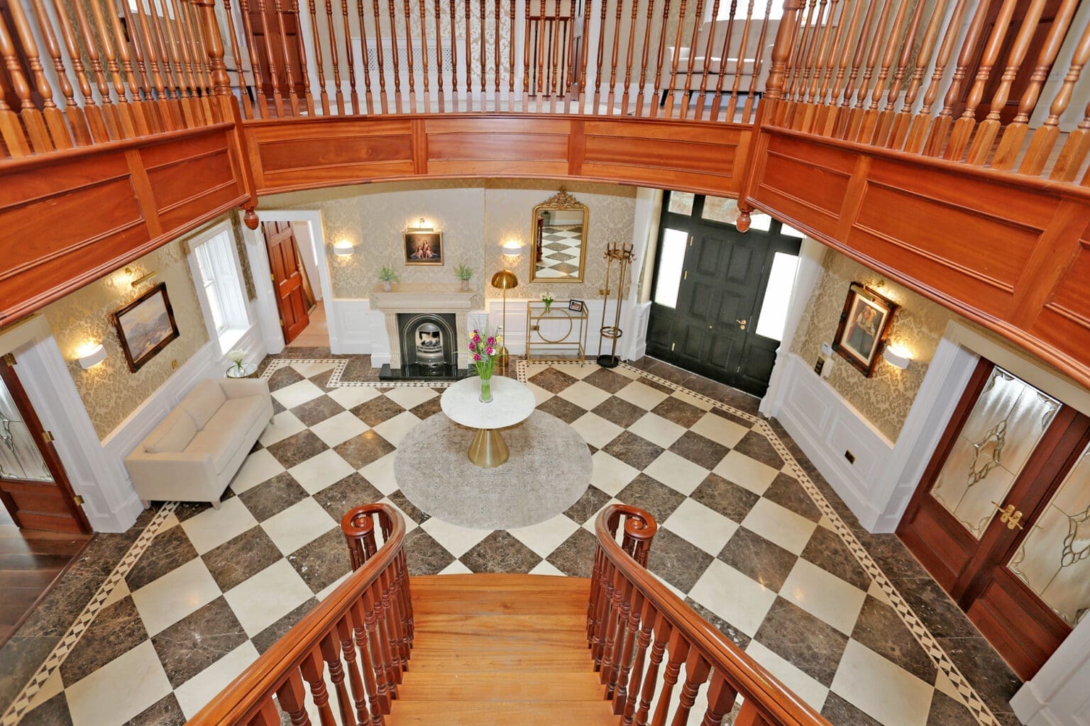 Luxury house interior at Sallymount House