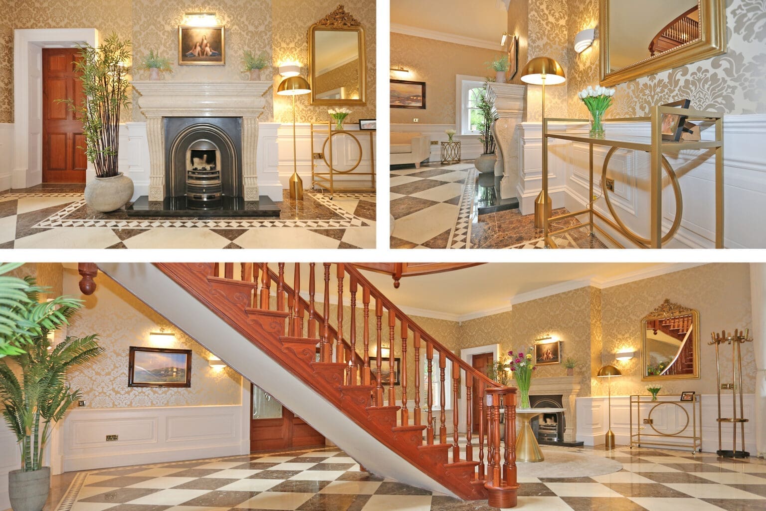 Luxury house interior at Sallymount House