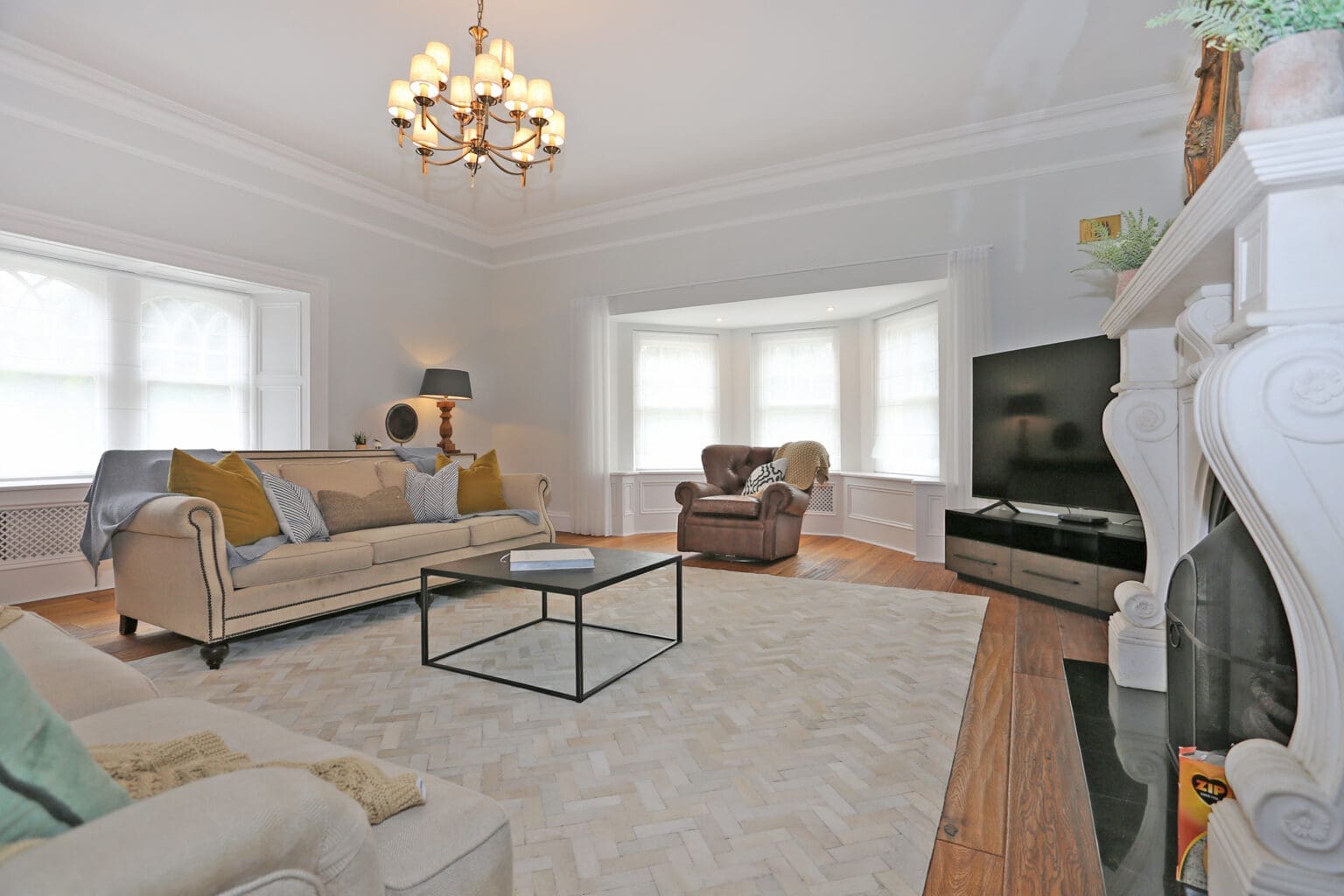 Luxury house interior at Sallymount House
