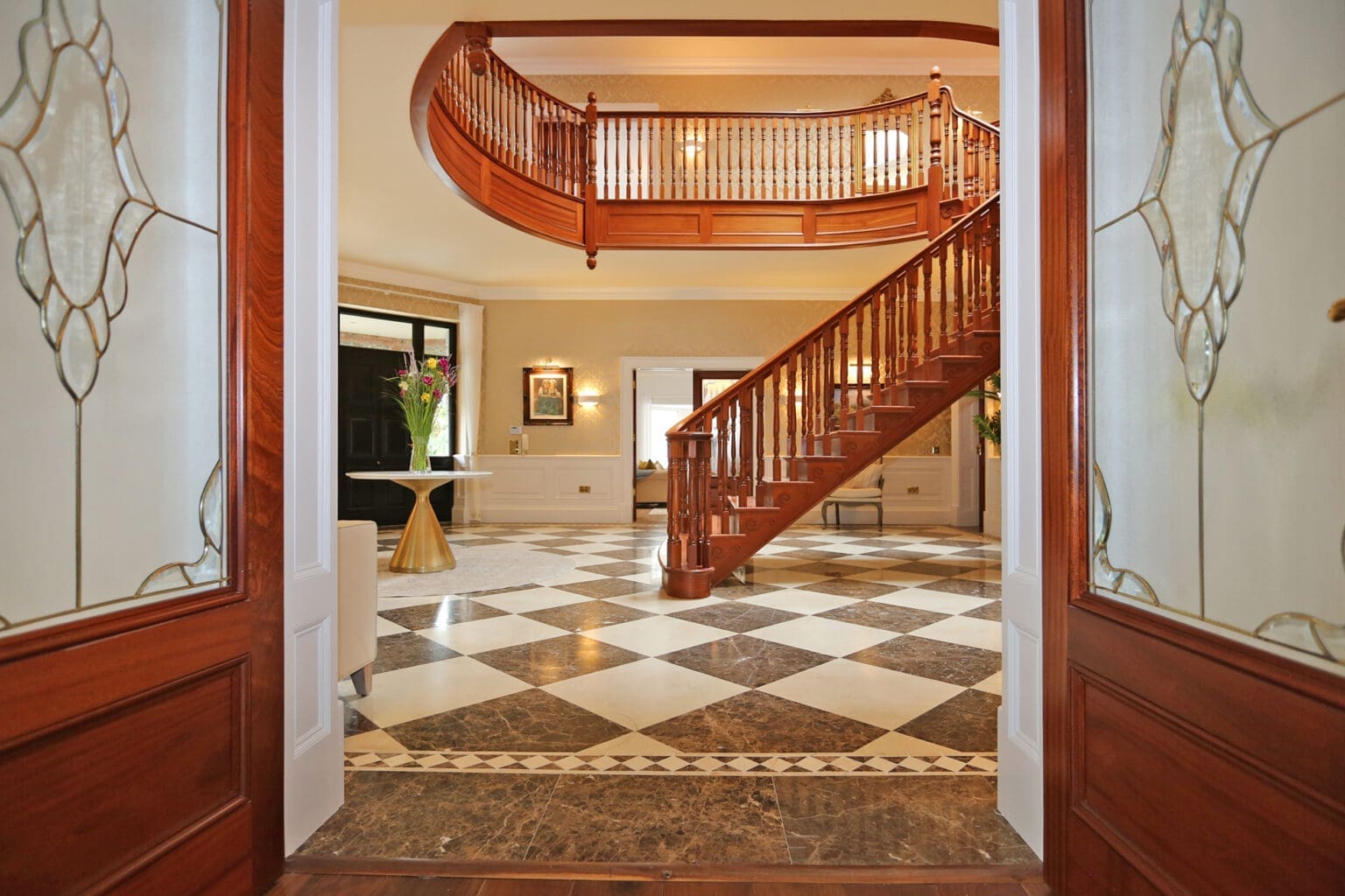 Luxury house interior at Sallymount House