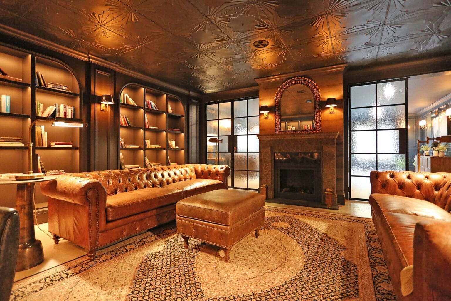 Luxury lounge and games room at Sallymount House